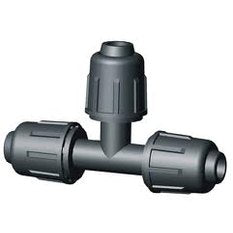 T-korsning 25x25x25 i polyeten för Vattensystem